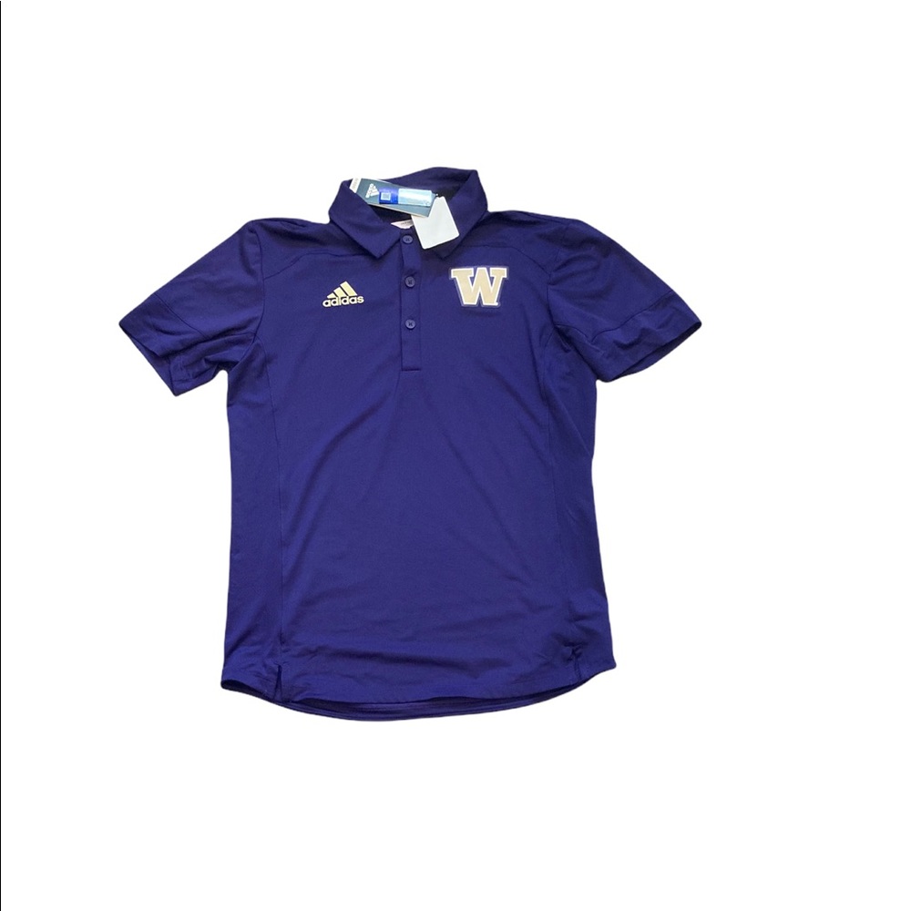 Washington Huskies Adidas Men’s Polo Shirt Small‎